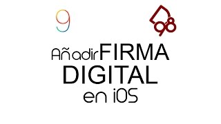 Añadir firma digital a un documento PDF en iOS [upl. by Malilliw]