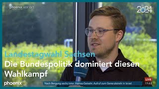 SachsenWahl Politikwissenschaftler Janek Treiber  Parteienforscher TU Dresden [upl. by Ahsilem]