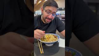 Chopstick FAILS Handmade Chineses beef noodles1919 LANZHOU BEEF NOODLE RHODES [upl. by Kery]