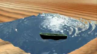 3D water surface simulation with a boat Panda 3D [upl. by Oliviero905]