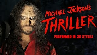 Michael Jackson  Thriller  Ten Second Songs 20 Style Halloween Cover [upl. by Lemaceon]