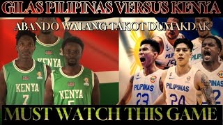 KENYA vs GILAS PILIPINAS Brownlee shocking BuzzerBeater Abando walang takot DUMAKDAK 2K24 [upl. by Dachia]