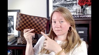 How to Use the Louis Vuitton Neverfull POCHETTE with Agendas  Autumn Beckman [upl. by Hanako]