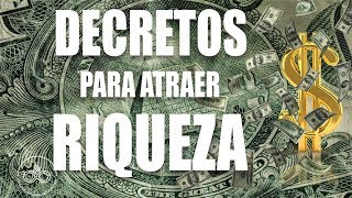 Decretos PODEROSOS para ATRAER DINERO dirigidos al subconsciente Meditación [upl. by Nylinnej]