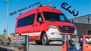 BOS Mobile Systeme Feuerwehr ELW Hänsch DBS 4000 Inomatic [upl. by Rourke]