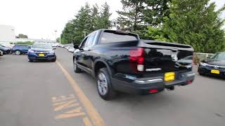 2018 Honda Ridgeline RTL  Crystal Black Pearl  JB002143  Seattle  Burien  Renton [upl. by Genia]