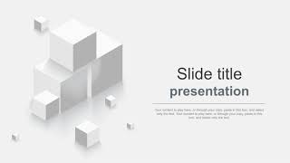 3D Cube Google Slides [upl. by Eleets]