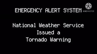 EAS RECREATION Fairdale Tornado Warning [upl. by Boys]