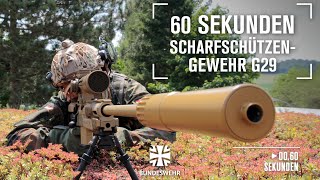 60 Sekunden Das Scharfschützengewehr G29 I Bundeswehr [upl. by Allesig]