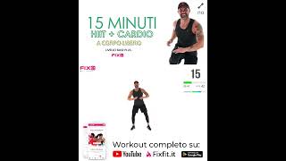 Esercizi Per Dimagrire Allenamento Total Body HIIT  Cardio anteprima [upl. by Hluchy]