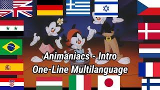 Animaniacs  Intro OneLine Multilanguage [upl. by Perkins109]