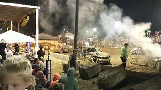 Venango Stock Car Feature 872021 Demolition Derby [upl. by Enicul]