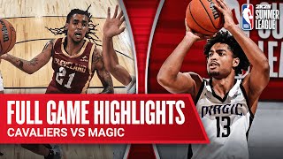 CAVALIERS vs MAGIC  NBA SUMMER LEAGUE  FULL GAME HIGHLIGHTS [upl. by Llednav]