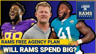 Rams GM Reveals Free Agency Spending Plan Sign Brian Burns Danielle Hunter Trade For Josh Allen [upl. by Reisfield]