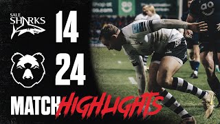 BATTLING WIN ON THE ROAD  Highlights Sale Sharks vs Bristol Bears [upl. by Nimsaj]