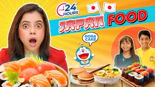 😋24 Hours Japan Food Challenge 🧑‍🍳  🥞 Japan Pancake 🍜Ramen Sushi 🦐 Wonder Munna Unplugged [upl. by Rizan582]