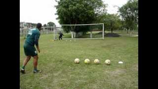 Treinamento de Goleiro  Lateralidade e Fundamentos defesas [upl. by Ebneter62]