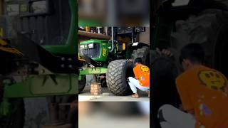 NEW TYRES FOR JOHN DEERE🔥NISHU DESHWALautomobilenishudeshwalviralshorts [upl. by Zzahc619]