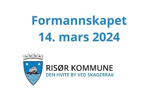 Formannskapet i Risør 14mars 2024 [upl. by Anina]