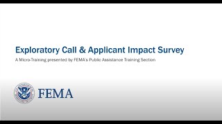 Exploratory Call amp Applicant Impact Survey [upl. by Enilegnave330]