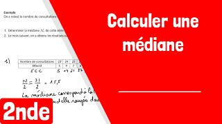 Comment calculer une médiane [upl. by Maitund]