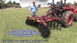 How to Use a Disc Harrow  Model 300 [upl. by Cole]