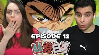 YUSUKE VS RANDO BEGINS Yu Yu Hakusho REACTION  Episode 12 [upl. by Bellew]