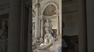 Fontana di Trevi 🇮🇹 italy roma fontanaditrevi europe [upl. by Aekim960]