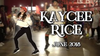 Kaycee Rice  June 2018 Dances [upl. by Shell]