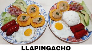 COMO PREPARAR EL LLAPINGACHO FACIL Y RAPIDO 👌😋 [upl. by Male302]