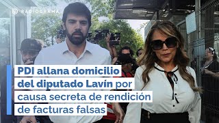 PDI allana domicilio del diputado Lavín por causa secreta de rendición de facturas falsas [upl. by Avrom]