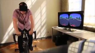 PaperDude A Virtual Reality Cycling Exergame [upl. by Asertal]