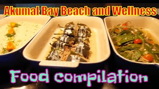 Akumal Bay Beach and Wellness  Food compilation Aug 2022 [upl. by Enisaj868]