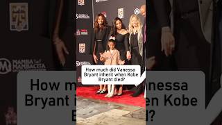 How much did Vanessa Bryant inherit when Kobe Bryant died actor michaeljordan vanessabryant [upl. by Boehike]