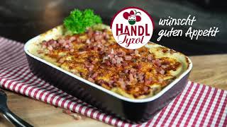 KartoffelGratin mit Speck  Rezept von HANDL TYROL [upl. by Terbecki804]