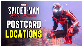 SpiderMan Miles Morales  All Postcard Locations Memory Lane Trophy Guide [upl. by Aihsinat]