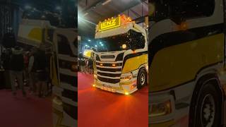 TRUCK SCANIA CINEY TEAM Lenz cineytruckshow scaniav8 scaniascaniapower v8sound scaniatruck [upl. by Ydnim]