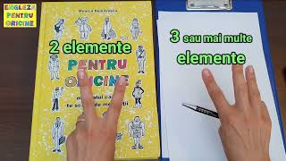 Lecţia  306 – Diferenţa dintre 2 şi 3 elemente în engleză 🇬🇧 – un fel de “iarna nui ca vara” 😅 [upl. by Cleres665]