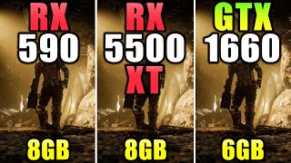 RX 590 vs RX 5500 XT vs GTX 1660  20 Games Test in 2023 [upl. by Ronoel489]