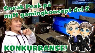 Sneak Peak på nytt gamingkonsept hos Elkjøp i København del 2 av 2 [upl. by Llatsyrk]