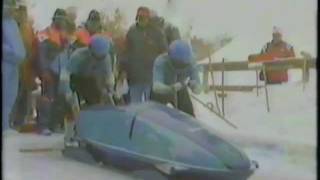 1984 Winter Olympics  Twoman Bobsled 2nd run  Part 2 [upl. by Nonnag]