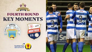 Greenock Morton 20 Montrose  Scottish Gas Mens Scottish Cup Fourth Round Key Moments [upl. by Dlaner]