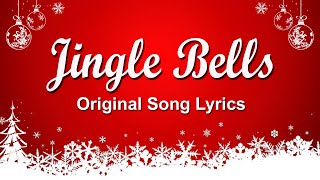 Jingle bells with lyrics  Jingle bells original song with lyrics  Christmas song for kids [upl. by Amil]