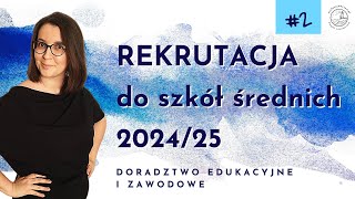 Rekrutacja do szkoły średniej 2024 [upl. by Aleedis]