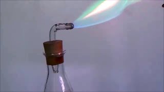 Chemistry experiment 57  Green borate flame [upl. by Stover]