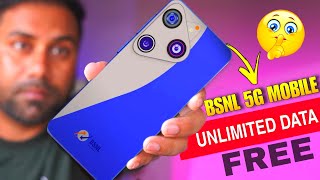 BSNL New 5G Mobile Launch With FREE Unlimited Data 🔥 [upl. by Yarahs]