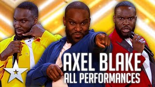 Every HILARIOUS performance from 2022 WINNER Axel Blake  Britains Got Talent [upl. by Llenyaj]