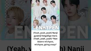 enhypen brought the heat back lyrics enhypen broughttheheatback lyrics [upl. by Aniles]