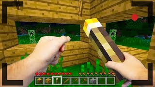 Realistic Minecraft  OUR FIRST DAY IN MINECRAFT 1 [upl. by Ennove]