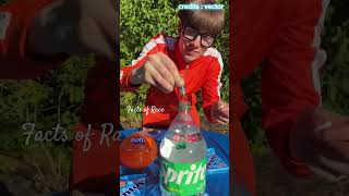 CocaCola Sprite Fanta experiment 🧪 tamilexplainedshortsexperimentlifehackscocacolaspritetamil [upl. by Erodavlas]